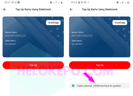 Isi E-Toll Mandiri Lewat ATM BCA Berhasil