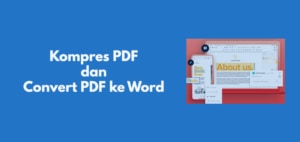Kompres PDF & Convert PDF ke Word Dengan Adobe Acrobat